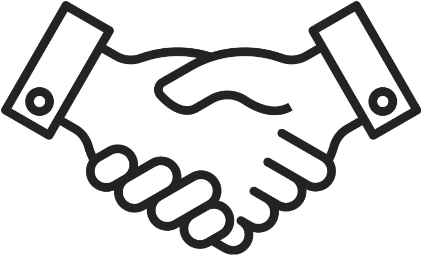 Handshake representing connection and community